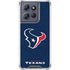 NFL Houston Texans Distressed Moto G Play 5G (2025) Clear Case